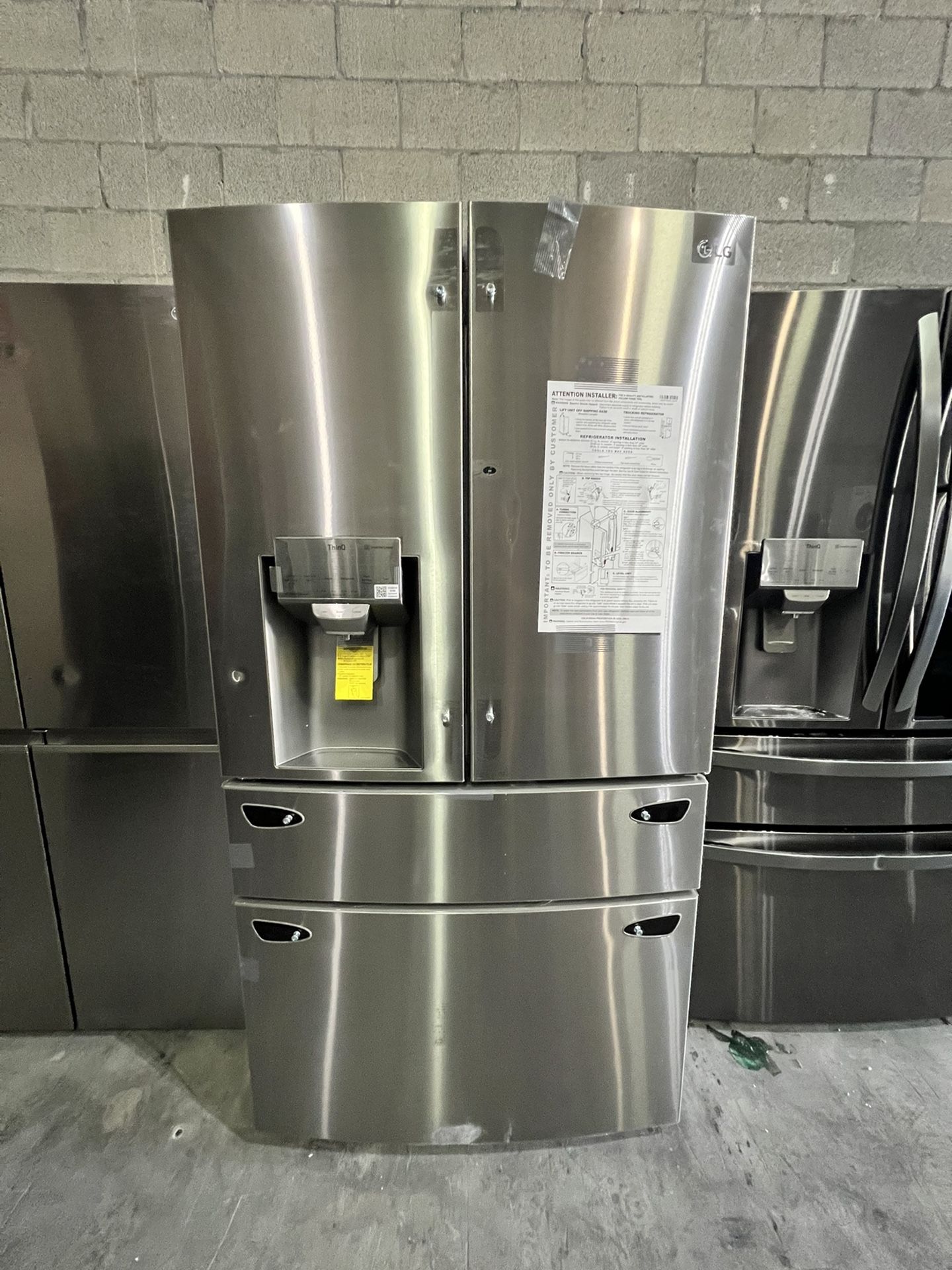 New LG Refrigerator Smart French Door With Small Dents 36 Inch / 29.5 Cu Ft / ✅✅ Financiamiento Disponible ✅✅ Modelo LRMVS3006S