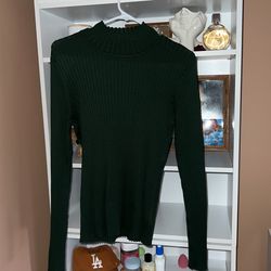 Olive Green Turtle Neck