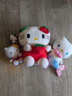 Hello Kitty Plushies And Figurine