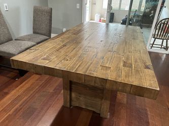 6’4ft x 3’6ft Hardwood Dining Table