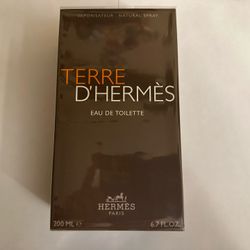 Hermes Terre d'Hermès Eau de Toilette Mens, 6.7 oz. Or Decant 