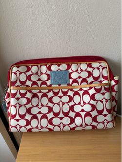 COACH Signature Make Up Bag
