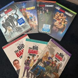 Big Bang Theory DVD Sets Seasons 1-7 