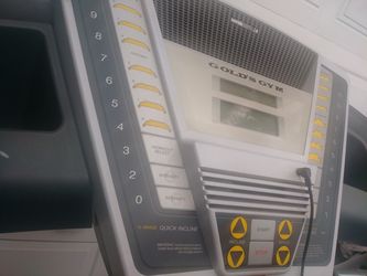 GOLDS GYM SPACE SAVER TREADMILL