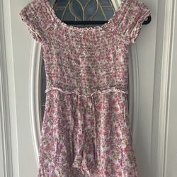 Flower Pattern Kid Dress