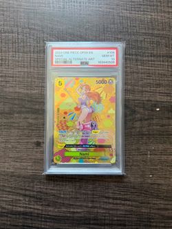 2024 One Piece Op09 EN Nami #106 Special Alternate Art PSA 10 Gem Mint