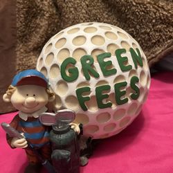 Golfers  Gree Fees Piggy Bank