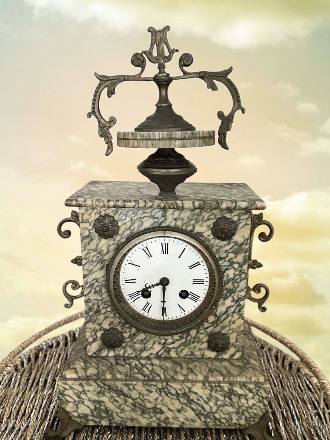 Antique Mantel Clock from the 19th Century.