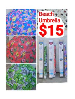 67" Beach Umbrella With Pole
