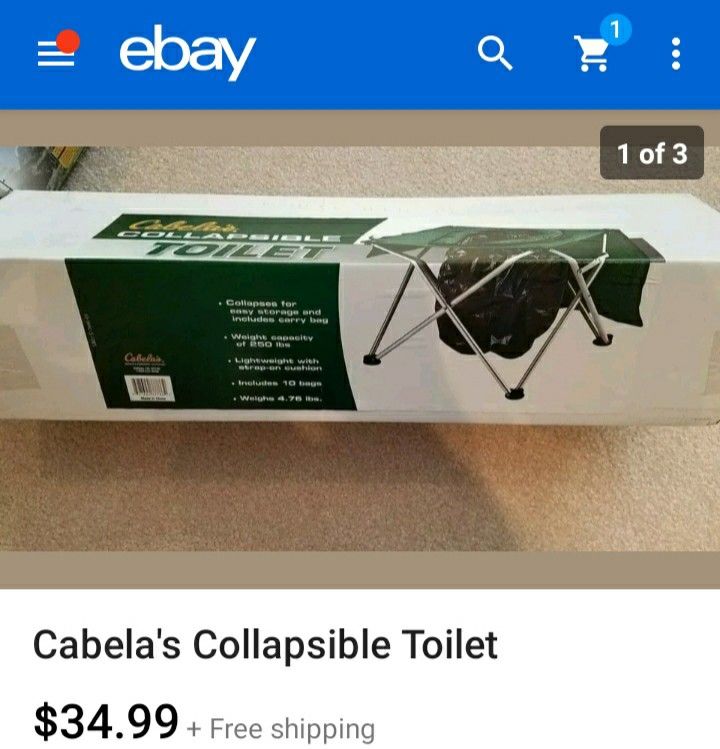 Cabela's Collapsible Toilet