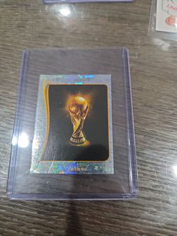 Panini FIFA World Cup Trophy Sticker Card