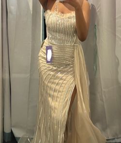 Champagne Prom Dress
