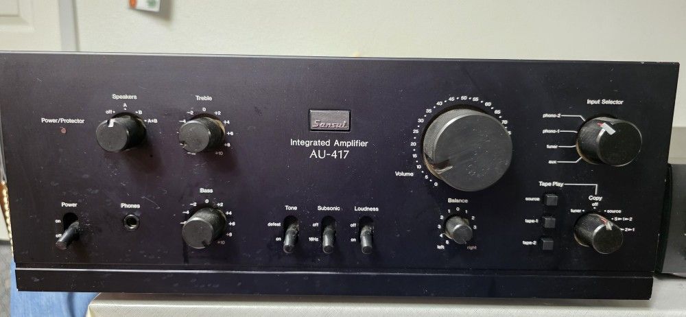 SANSUI AU-417 INTERGART AMPLIFIER