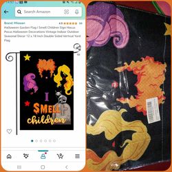 Hocus Pocus Garden Flag