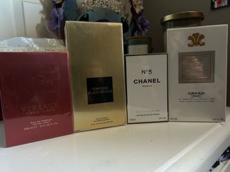 VERSACE , TOM FORD , CHANEL, CREED