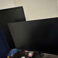 Dual Monitors With Mount 