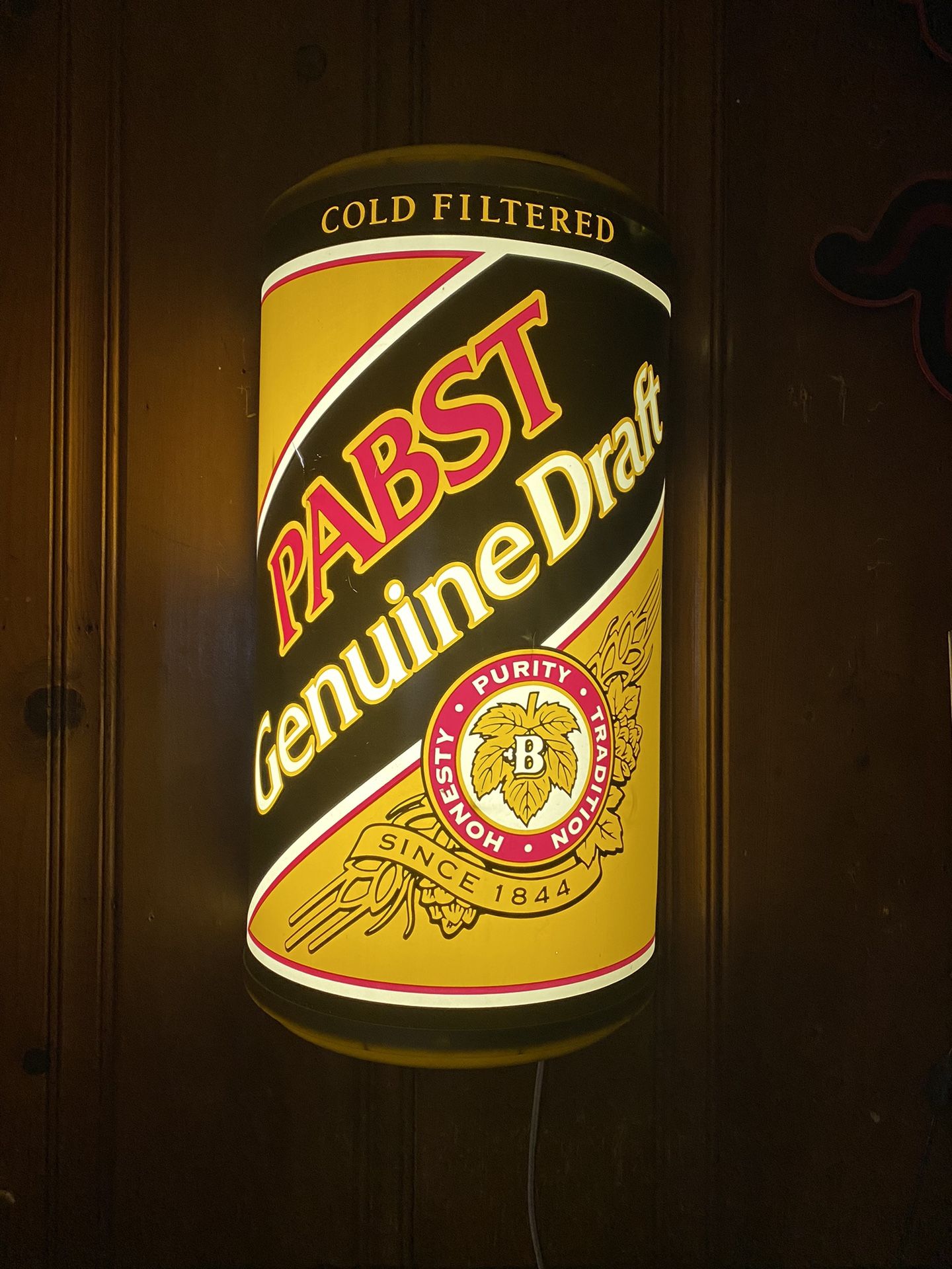Pabst Genuine Draft Half Can Beer Light