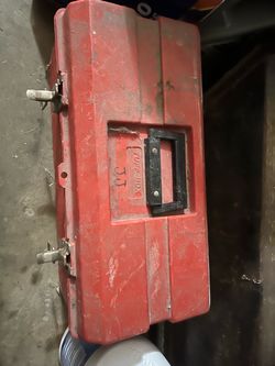 Tuff Box Red Plastic Tool Case