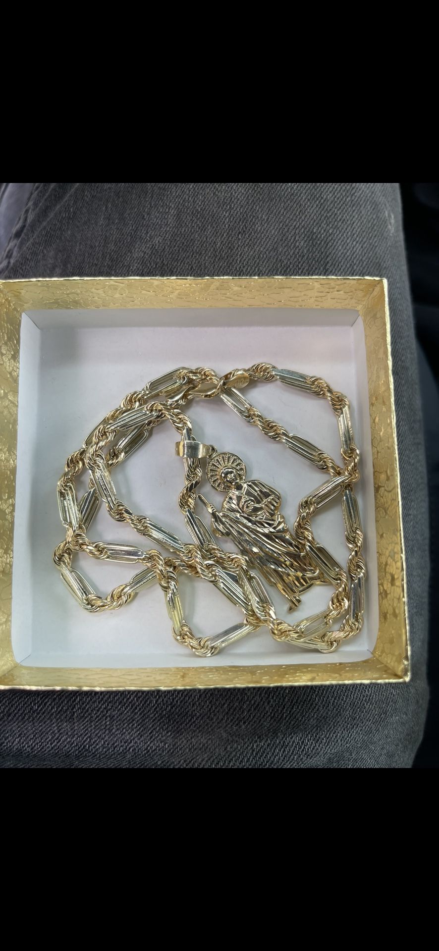 14k Gold Milano Figarope Chain 