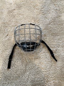 CCM Silver Hockey Cage 