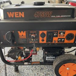 When 475w Dual Fuel Generator, Never Used! 