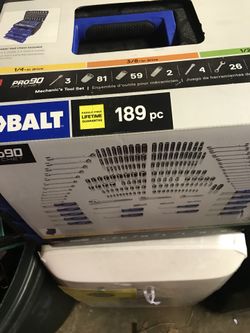 Kobalt 189 piece deals