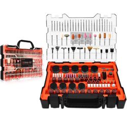 🔥Brand new🔥 480Pcs Rotary Tool Accessories Kit, GOXAWEE 1/8 inch Shank Rotary Tool Accessory Set, Multi Purpose Universal Kit for Cutting, Drilling,