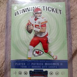 2020 Panini Contenders Winning Ticket Patrick Mahomes