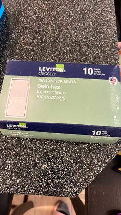 Brand new Leviton switches
