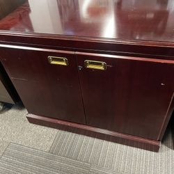 Wood Storage Cabinet 
