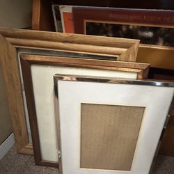 Vintage and Newer Picture Frames 