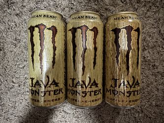 3 Cans Of Monster Java Mean Bean
