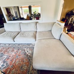 Living Spaces L Shaped Sectional 