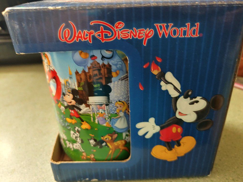 Walt Disney World coffee cup.