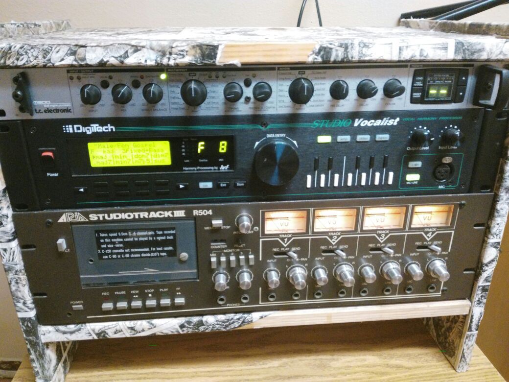 Rack Mount Vocal effects, sound processor, and Studio Tape Recorder for