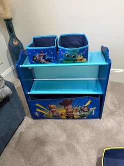 Pixar Toy Story Storage Unit. Three bins