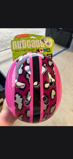 Nutcase Pink Animal Print Helmet