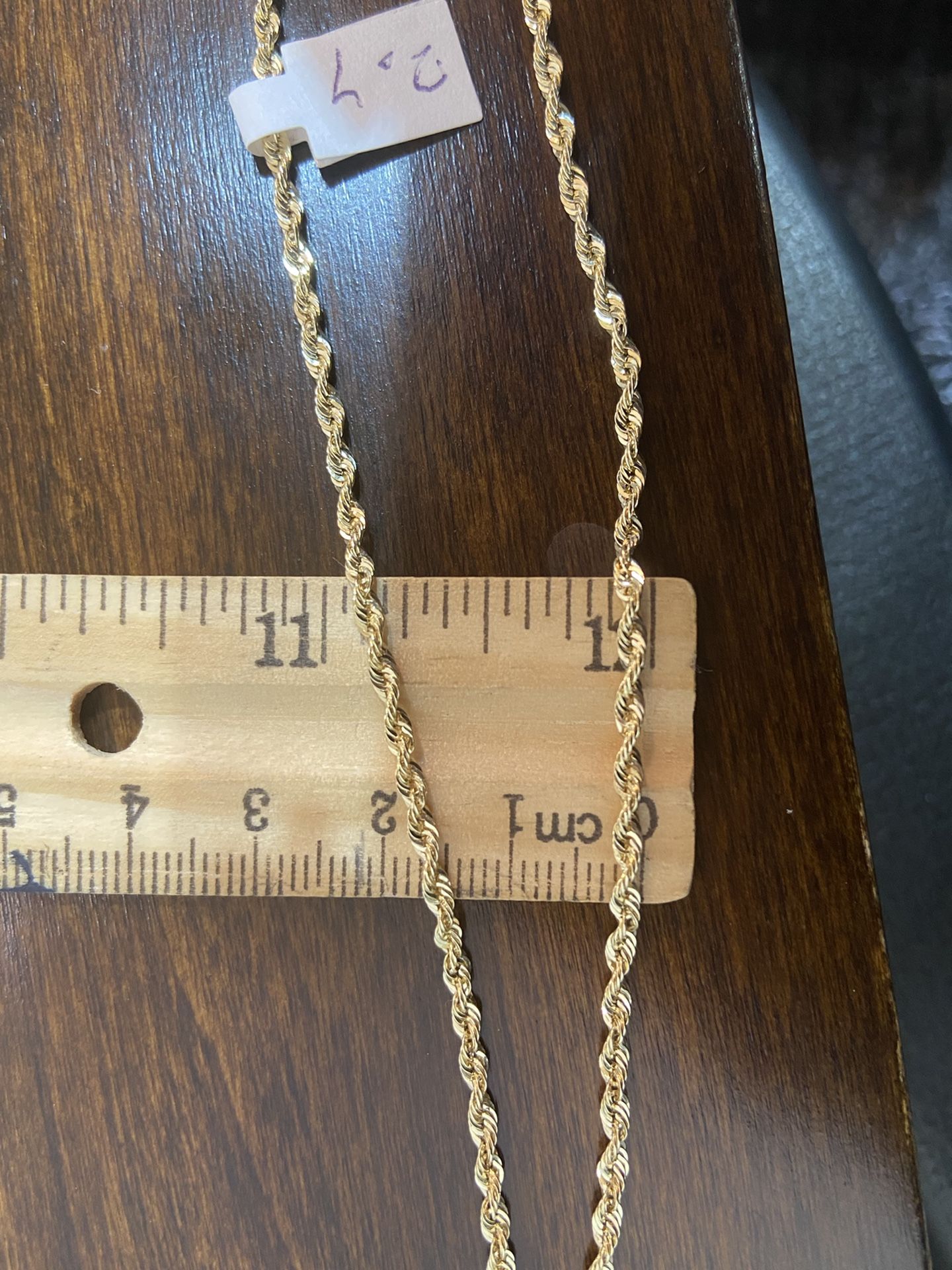 10k gold rope chain and pendant combo for a good price!!