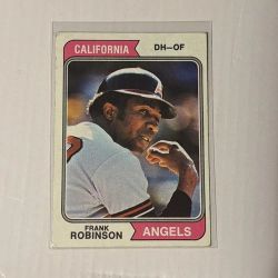 1974 Topps Baseball Frank Robinson California Angels Card #55