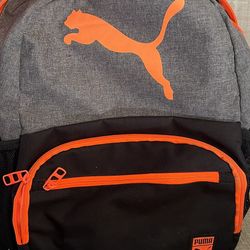 Puma Black And Orange Backpack
