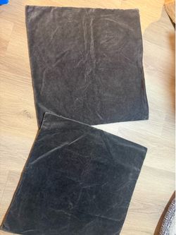 🖤✨ IKEA SANELA Velvet Pillow Covers – 26” x 26” (Set of 2) ✨🖤