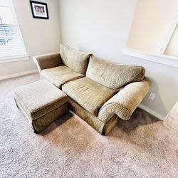 $ 20. Absolute Steal. High Quality Custom sofa and ottoman 