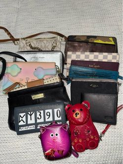 Mixed Designer Handbags and Wallets Bundle