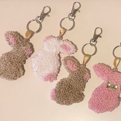 Adorable 🐇 Bunny Keychains 