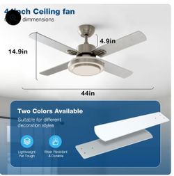Ceiling fan with light