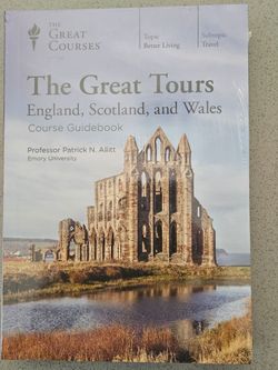 The Great Courses The Great Tours England, Scotland, & Wales Book & DVDs