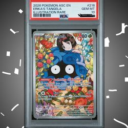Ascended Heroes Erika’s Tangela Illustration Rare PSA 10!!