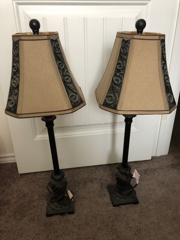 Set Of Bronze Tall Lamps For In San Antonio Tx Offerup