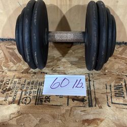 60 Pound Dumbbell