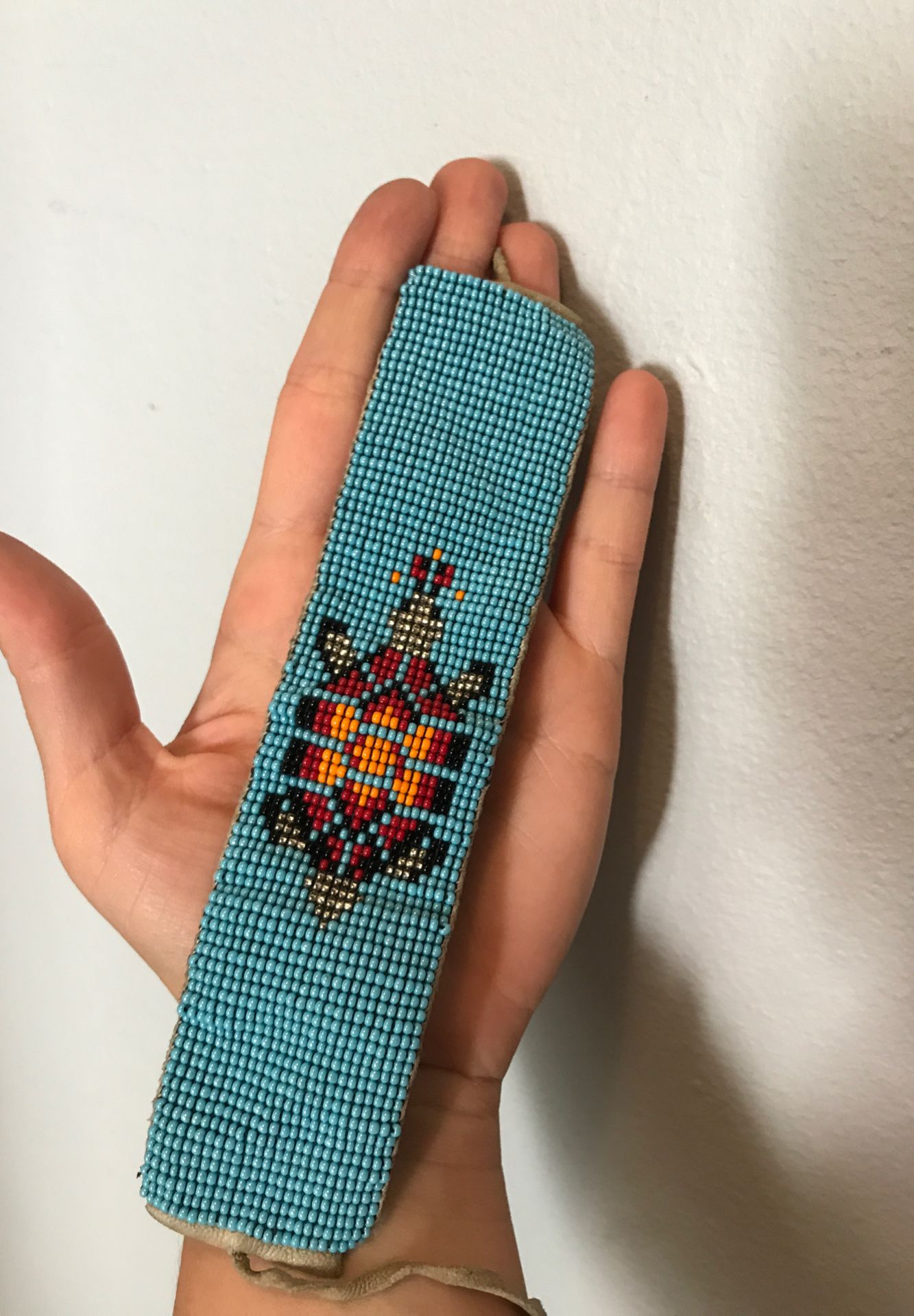 Native beaded turtle bracelet